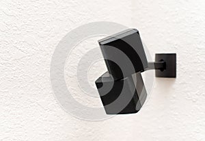 Mounted cubed wall speaker photo