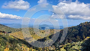 Mountian in the Appalachians in fall photo