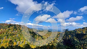 Mountian in the Appalachians in fall photo