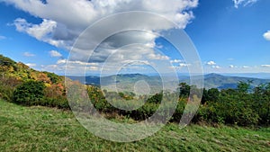 Mountian in the Appalachians in fall photo