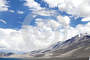 Mountian range near Pangong lake, view from North west