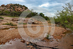 Mountian streams in Texas - Enchanted Rock State Park, Texas