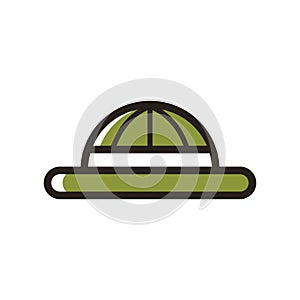 A mounties hat illustration.. Vector illustration decorative design