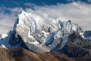 mounts Arakam Tse, Cholatse and Tabuche Peak