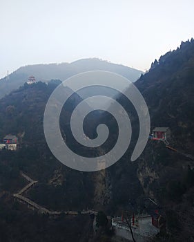 Mounts next to the Huaqing Palace