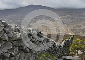 mourne wall, slievenaglogh, northern Ireland