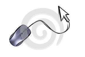 Mouse with Arrow Cursor photo