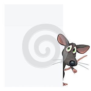 Mouse with blank board