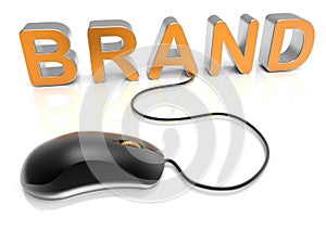 Mouse brand connected concept