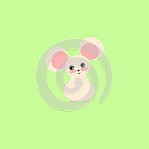 Mouse, cartoon, illustration, animal color icon