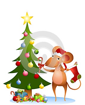 Mouse Christmas Tree 2