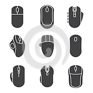 Mouse Computer Icons Set