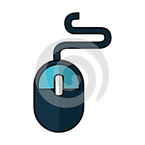 Mouse computer isolated icon
