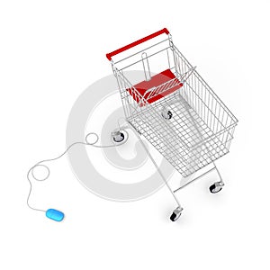 Mouse controlled shopping cart 2