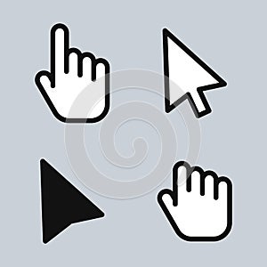 Mouse Cursor Arrow Hand photo