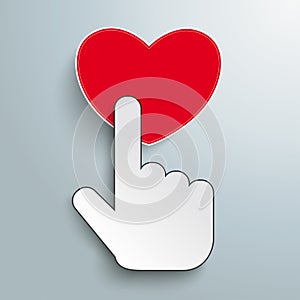 Mouse Cursor Click Hand Heart