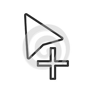 Mouse Cursor Copy Symbol Vector