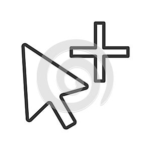 Mouse Cursor Icon Copy Vector