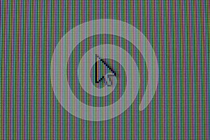 Mouse cursor on LCD RGB matrix