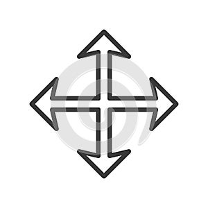 Mouse Cursor Move Icon Vector