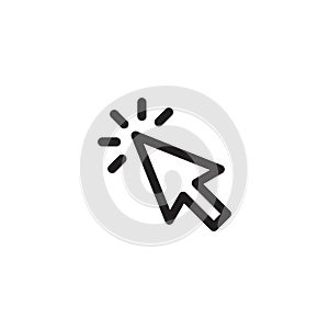 Mouse cursor pointers pad icon design