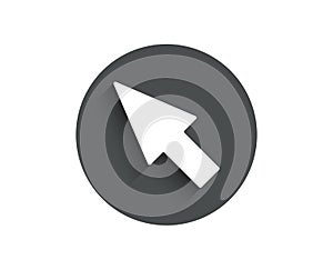 Mouse Cursor simple icon. Pointer sign.