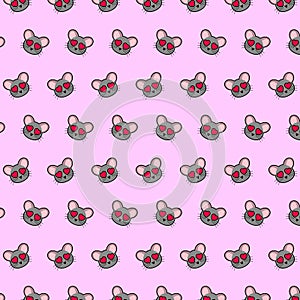 Mouse - emoji pattern 12