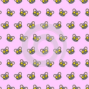 Mouse - emoji pattern 18
