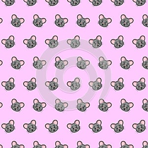 Mouse - emoji pattern 35 photo