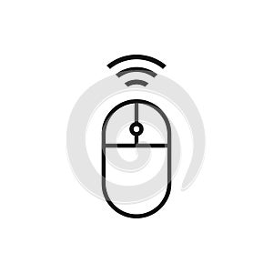 Mouse icon design template vector isolated