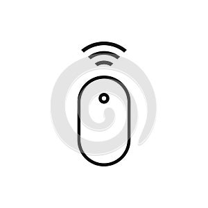 Mouse icon design template vector isolated