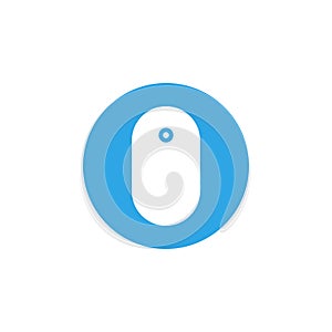 Mouse icon design template vector isolated