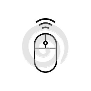 Mouse icon design template vector isolated