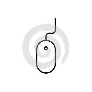 Mouse icon design template vector isolated