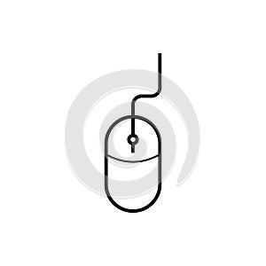 Mouse icon design template vector isolated