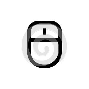 Mouse icon for simple flat style ui design