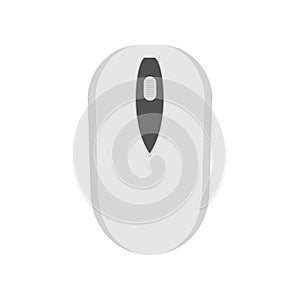 Mouse icon sroll computer vector click down. Illustration web