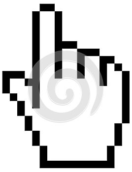 Mouse pointer hand photo