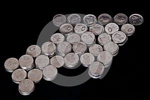 Mouse pointer shape coins