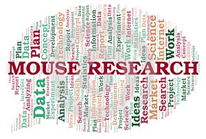 Mouse Research word cloud