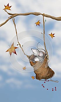 Mouse in swing