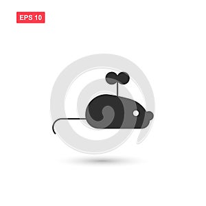Mouse toy icon vector isolated 2