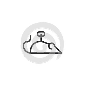 Mouse toy line icon