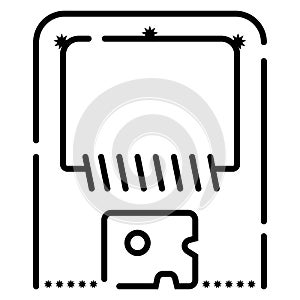 Mouse trap icon vector illustration