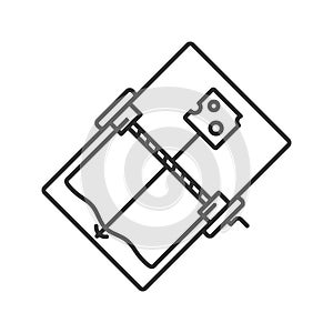 Mouse trap linear icon