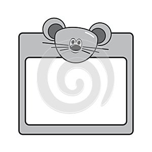 Mouse vector animal frames. eps 10