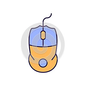 Mouse Vector Icon which can easily modify or edit.