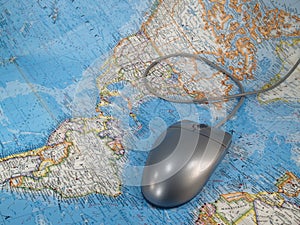 Mouse on World Map