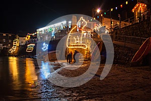 Mousehole Christmas Lights