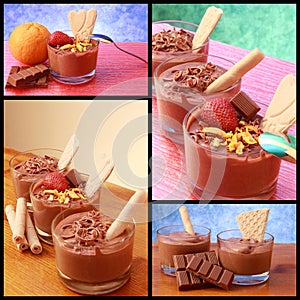 Mousse of chocolate